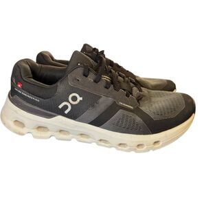 Men’s US Size 9.5 - ON Cloudrunner 2 Eclipse Black Running Shoes Sneakers